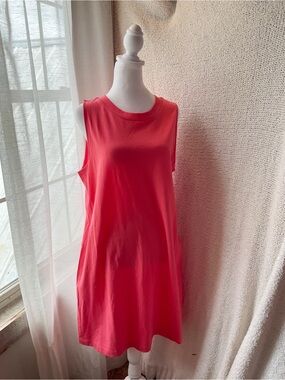 a new day Sleeveless Midi Dress in Coral